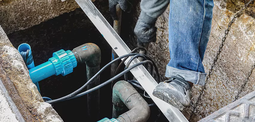 Zoeller Sewage Ejector Pump System in Elmwood Park