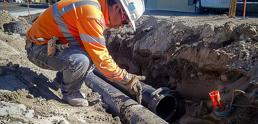 Professional Underground Pipe Repair Services in Elmwood Park, NJ.